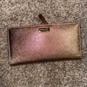 Kate Spade Rose Gold Women's Bifold Wallet